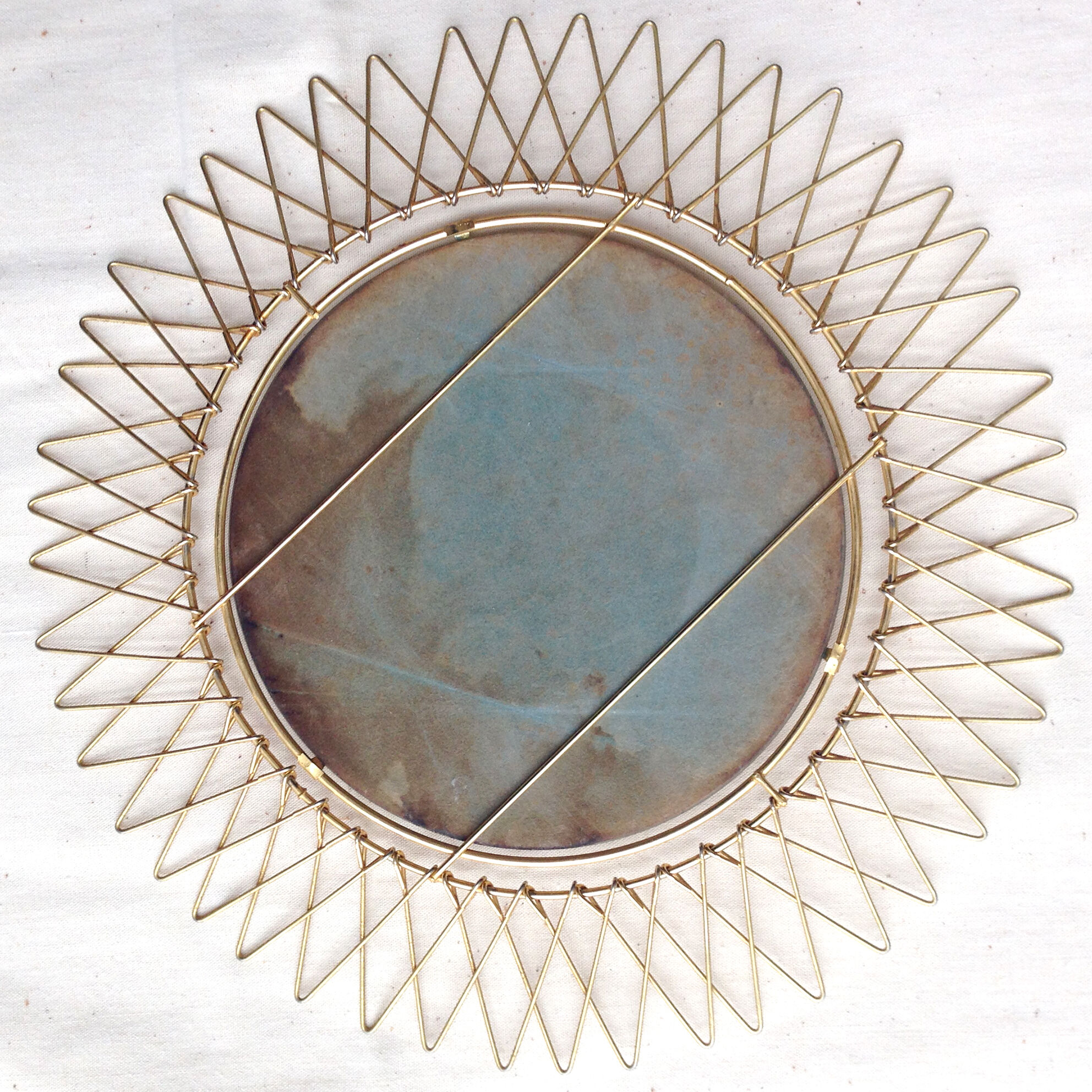 Mirror Sun vintage 31 x 31 cm