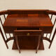 Console en bois de noyer courbé 1940