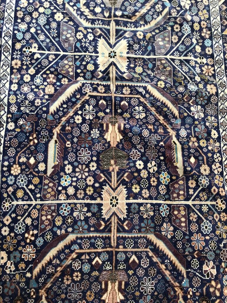 Tapis ancien Belutch Afghan fait main en laine 200x300 cm