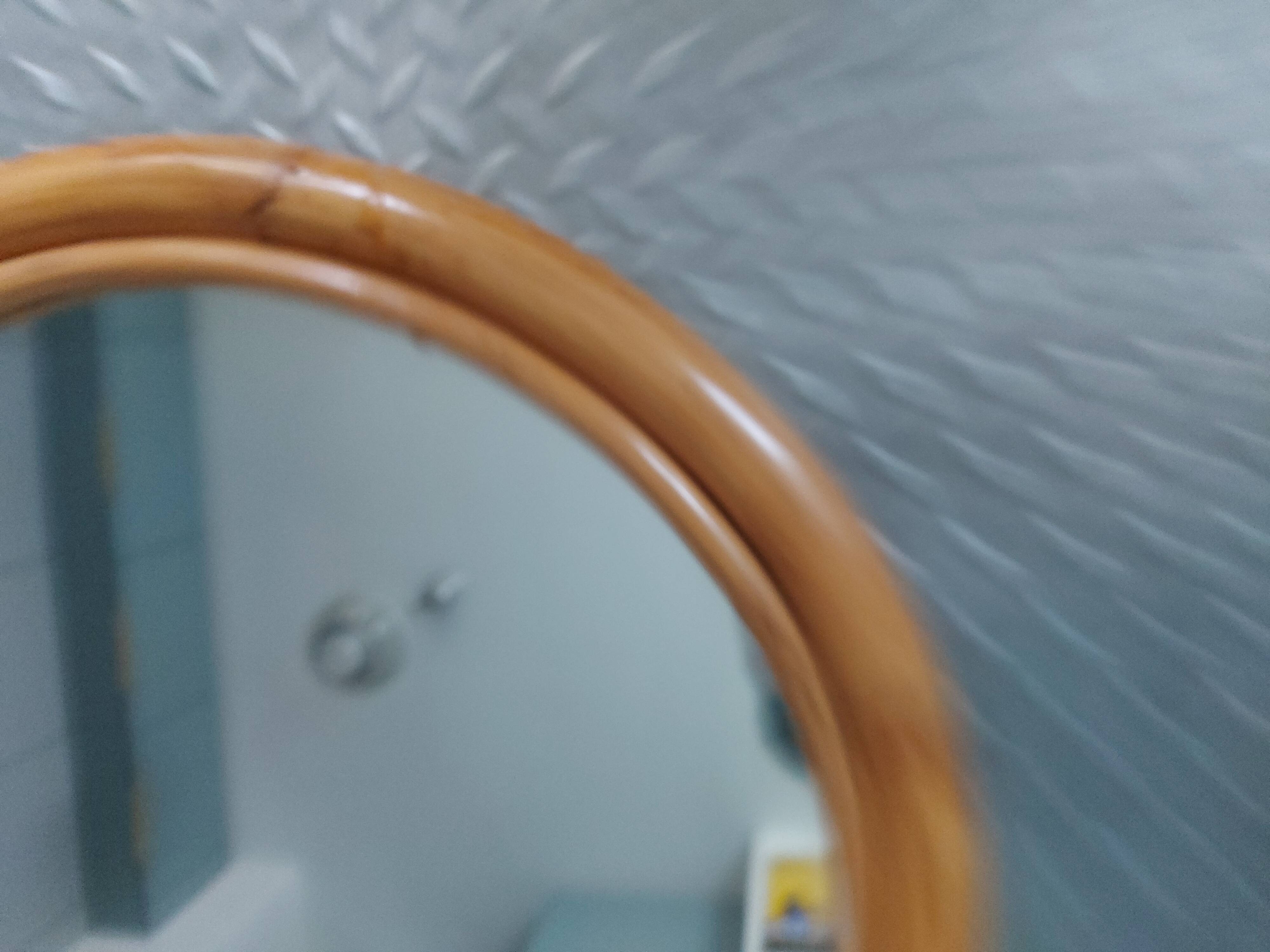 Miroir en bambou