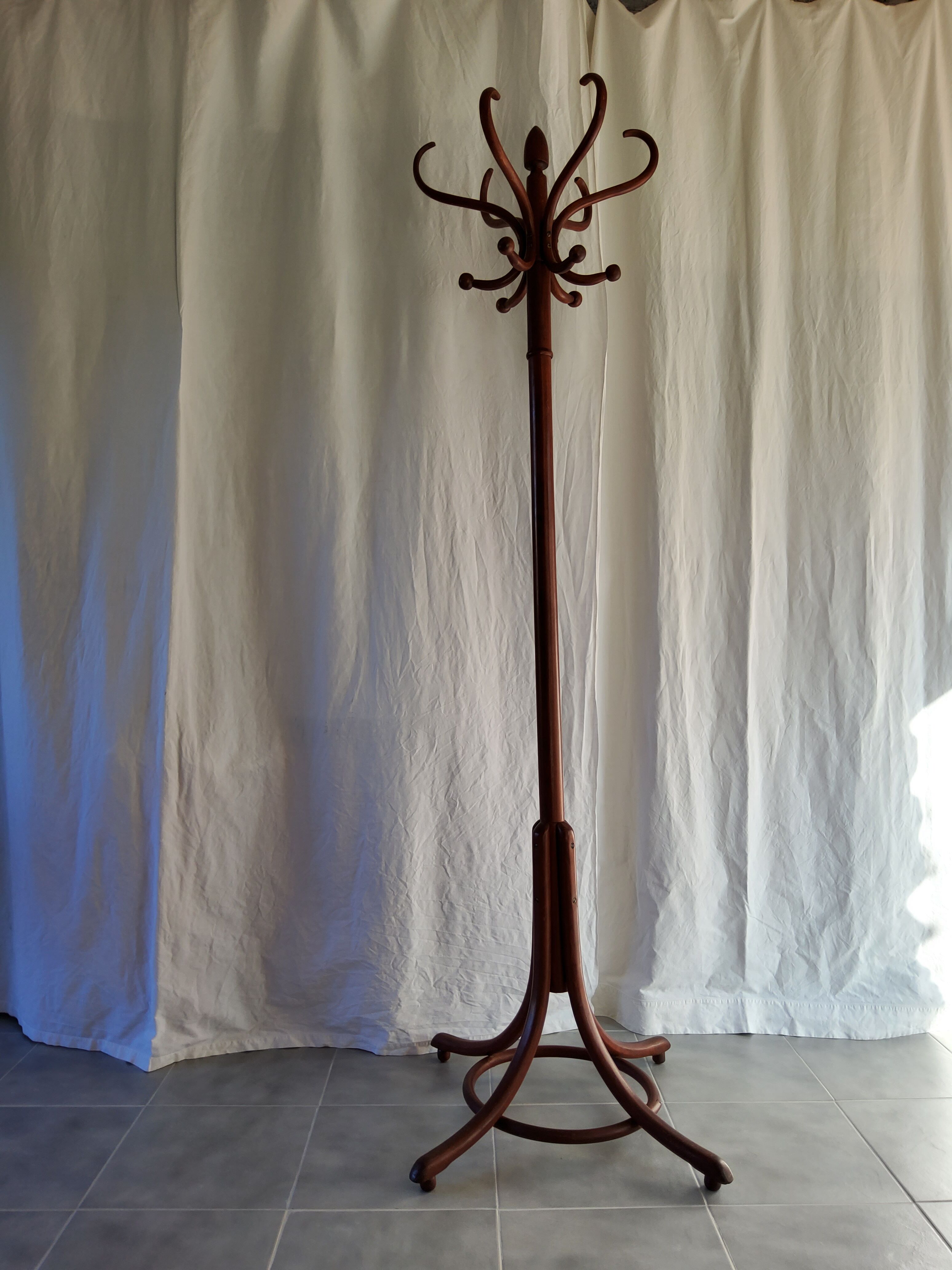 Ancient parrot coat rack