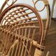Rocking-chair child rattan with footrest