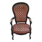 Napoleon III style bergère armchair