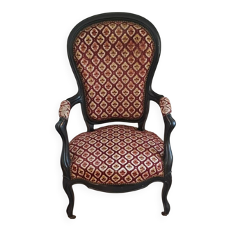 Napoleon III style bergère armchair