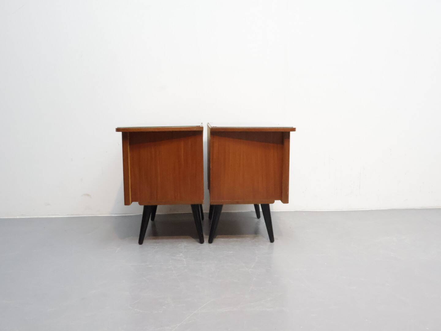 Set vintage nachtkastjes