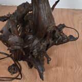 Lampe pieds racine brutaliste