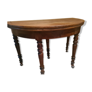 table demi lune etirable