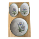Lot 3 pièces céramique Natoli Vallauris – Décor Iris