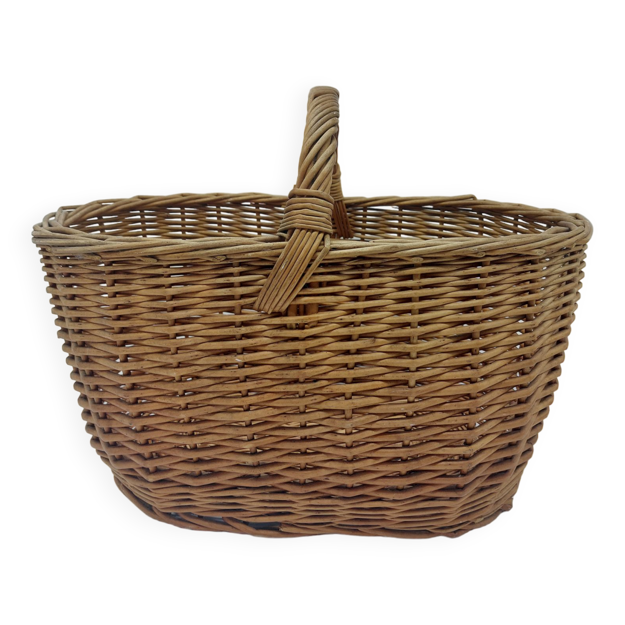 Vintage wicker basket