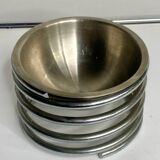 Cendrier inox années 70