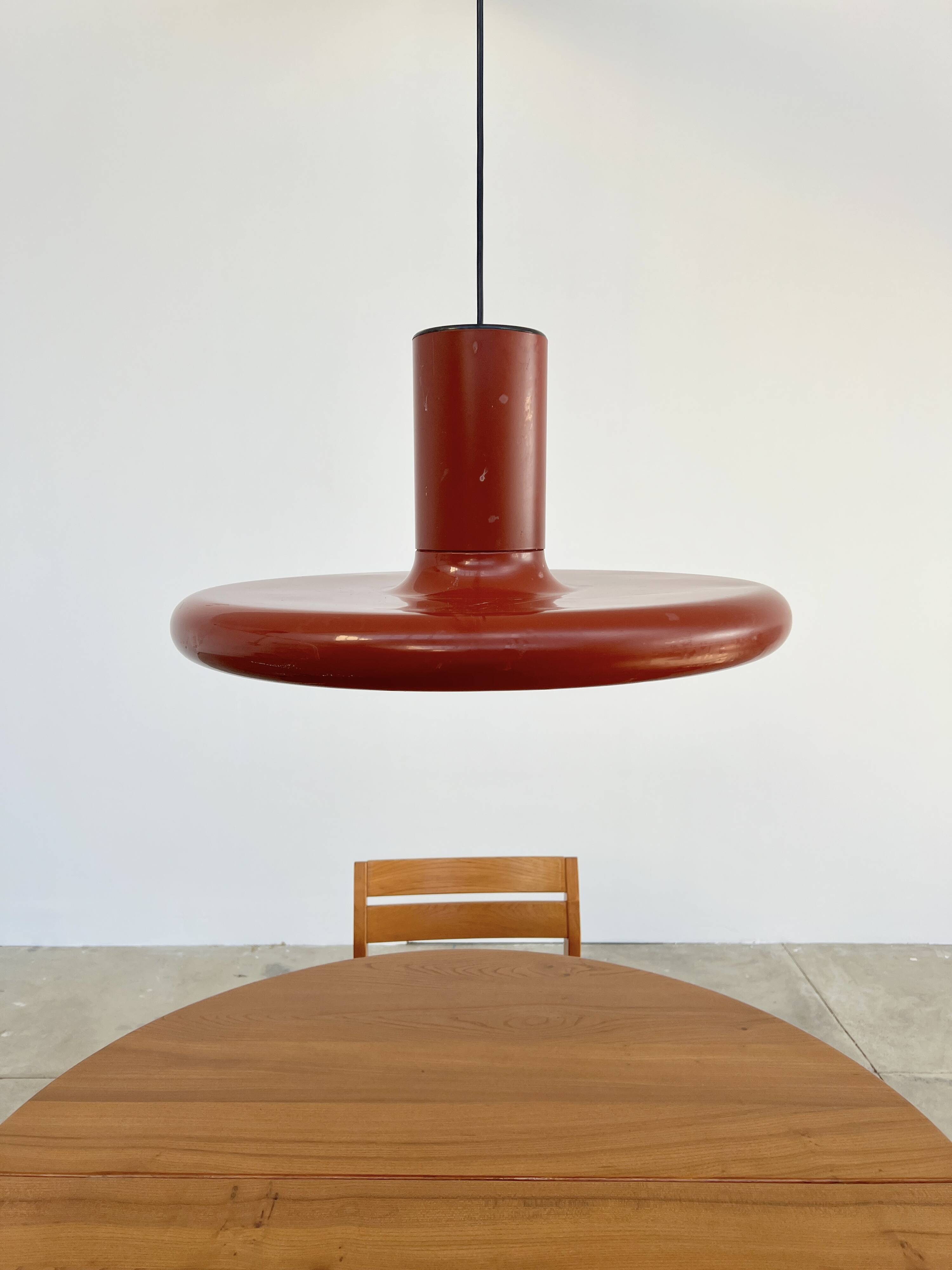 Lita dome suspension 58 vintage brick red