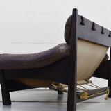 Sofa 2 places Dutch vintage leather by Gerard van den Berg