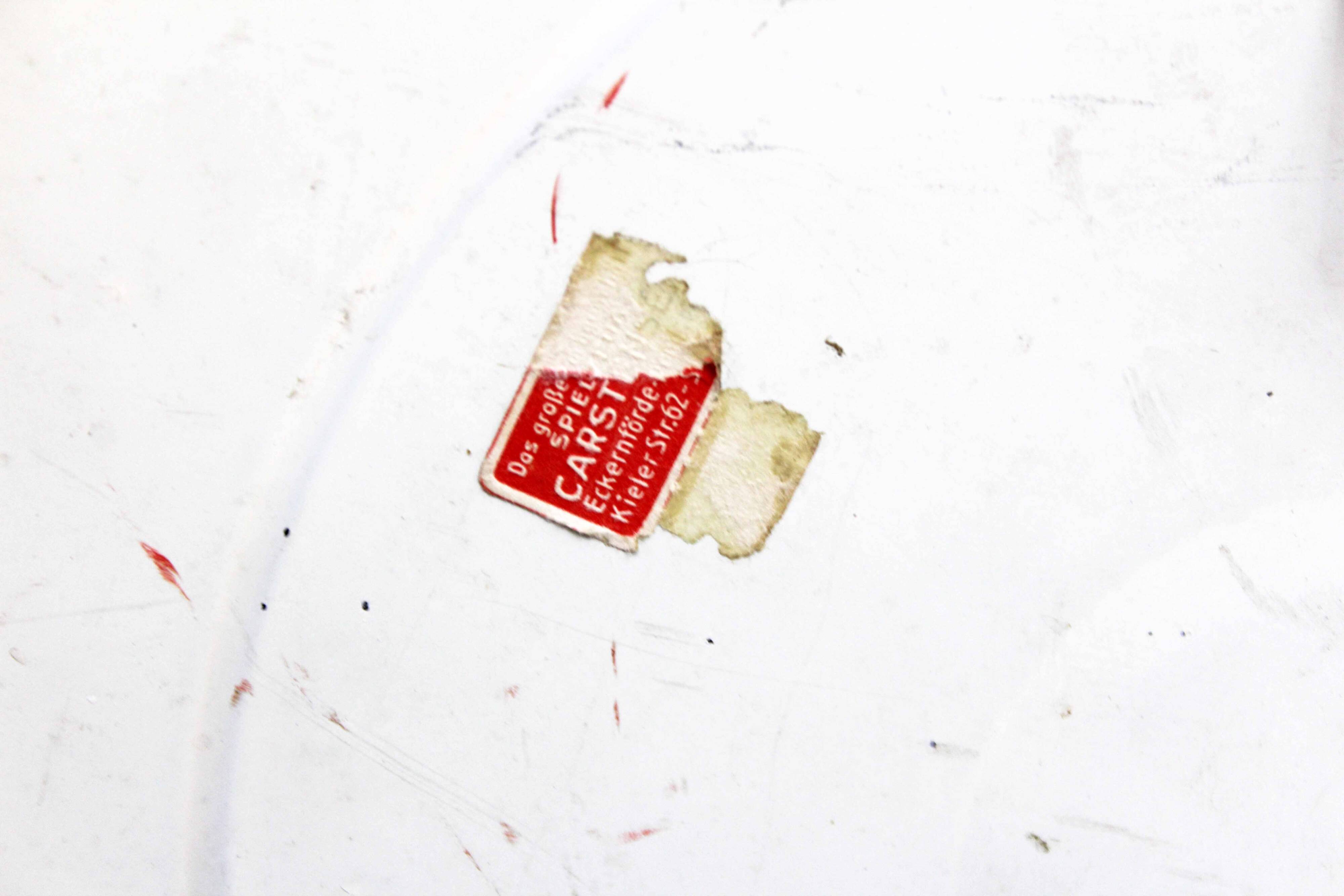 Round gold metal mirror