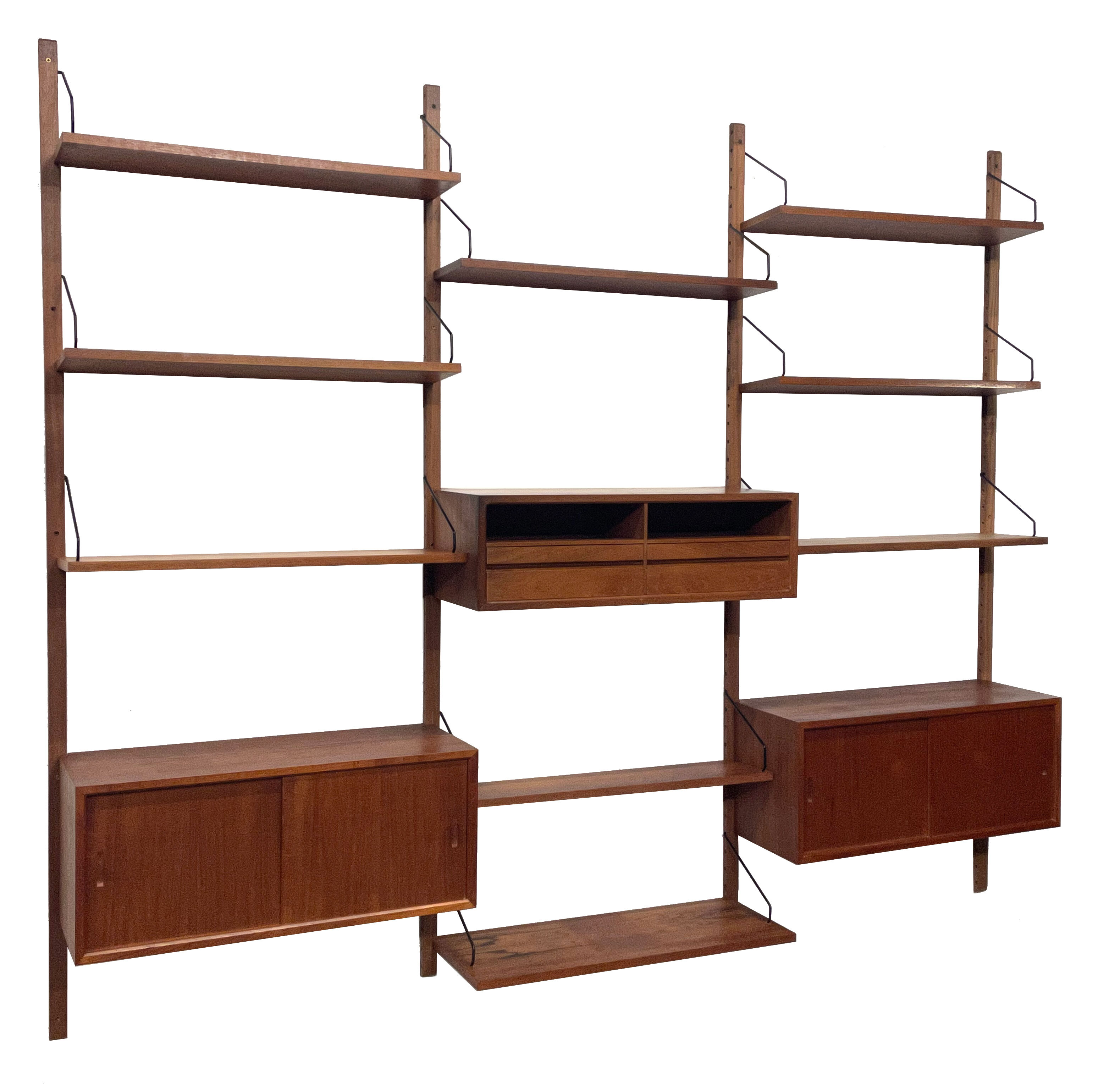 Vintage Poul Cadovius Royal System wall system wall