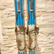 Paire de ski vintage en bois