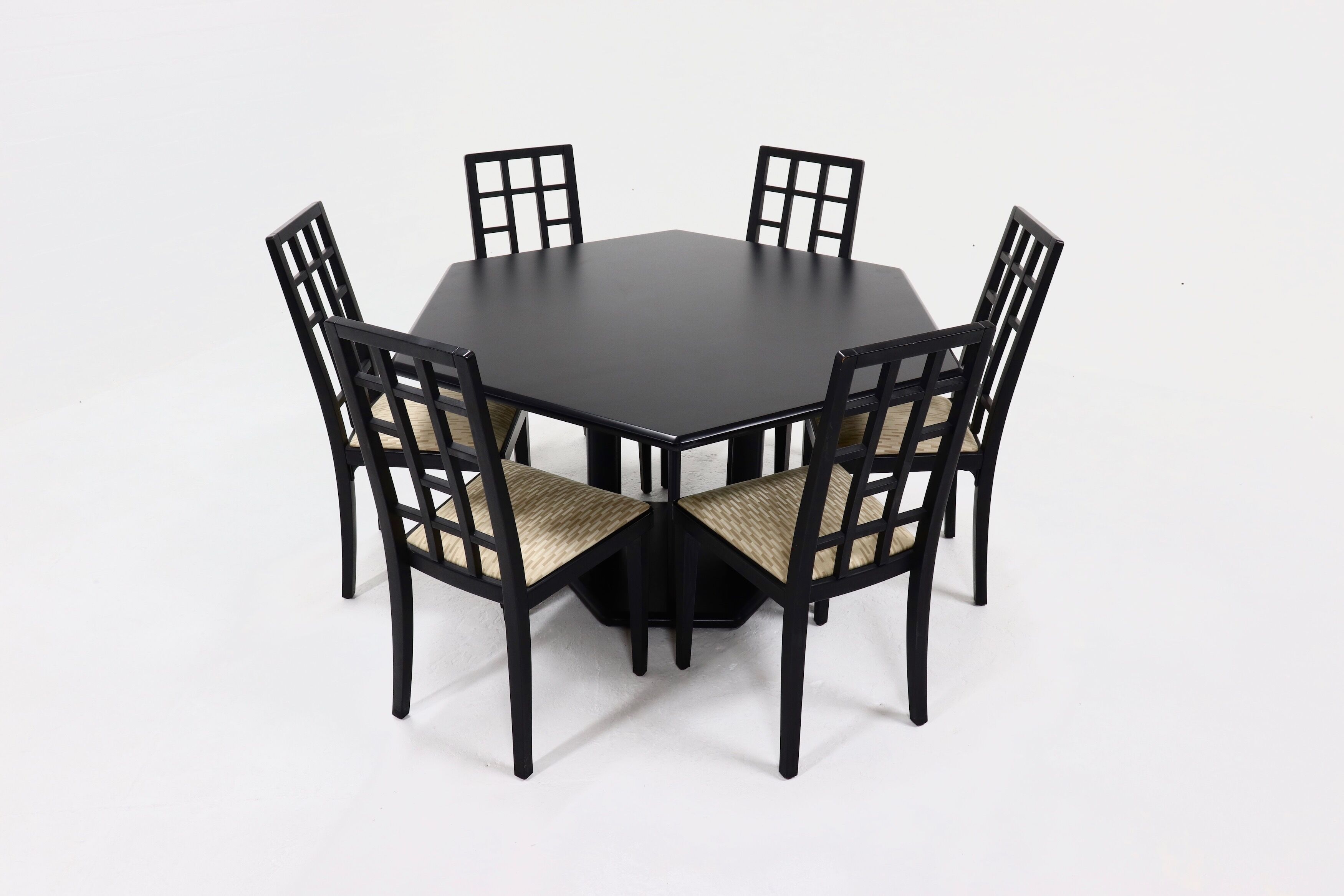 Post modern Thonet dining set by Ernst W. Beranek 1980s