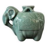 Elephant ceramic vase