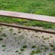 Brutalist antique bench in solid mahogany and solid oak