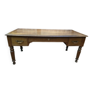 Bureau en chêne avec - tiroirs