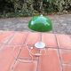 Monteuse table lamp with vintage mushroom dome metal tulip foot