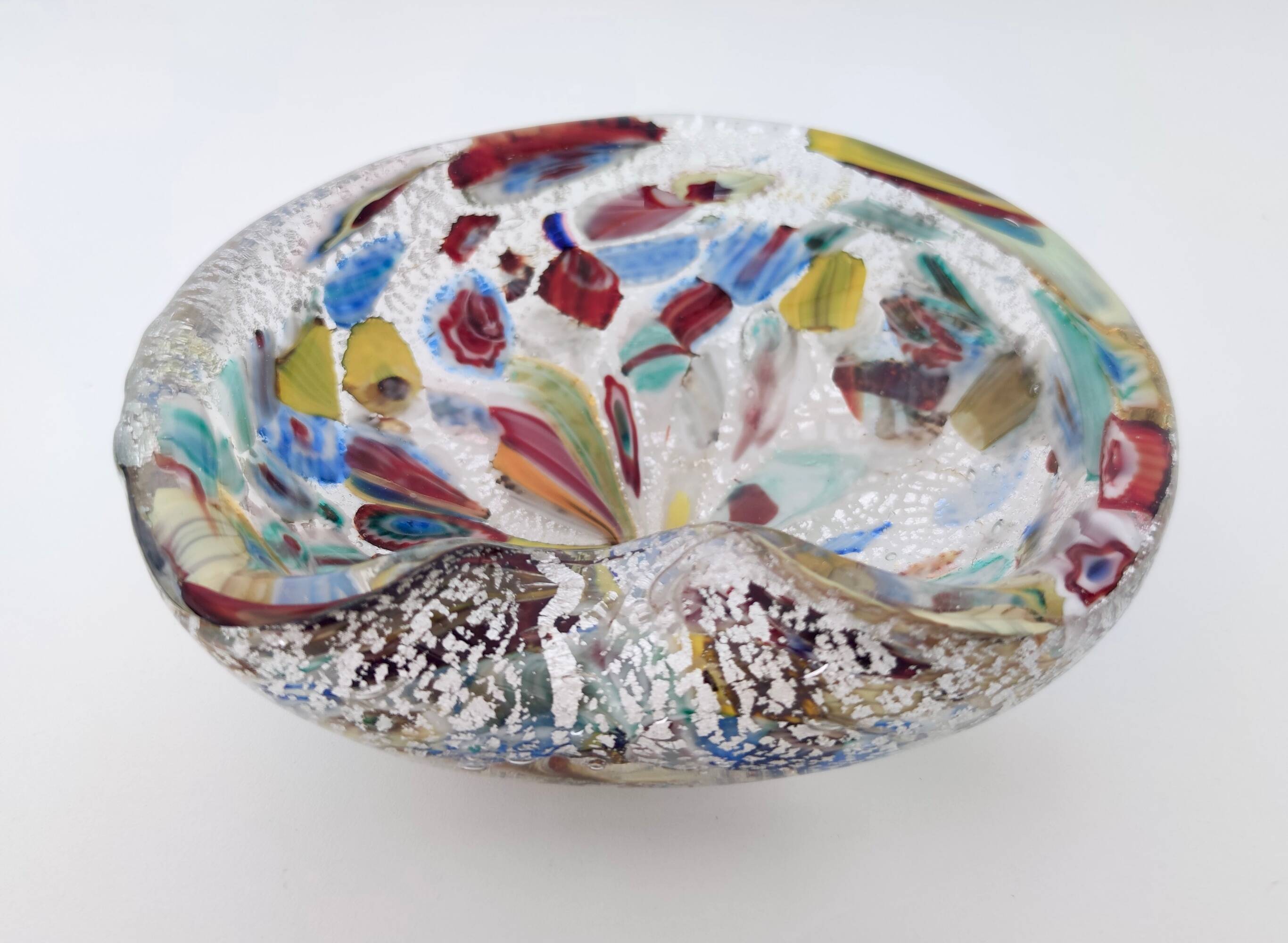 Murano Glass Ashtray / Vide-Poche by Giulio Radi for Avem