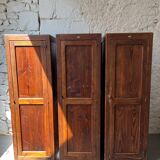 Old wooden school locker room