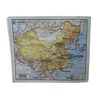 China's Ancient School Map 52 - Vidal Lablache