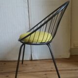 Basket chair, iron, 1950s.