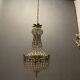 Crystal brass chandelier