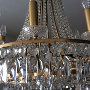 Chandelier crystal stamped balloon