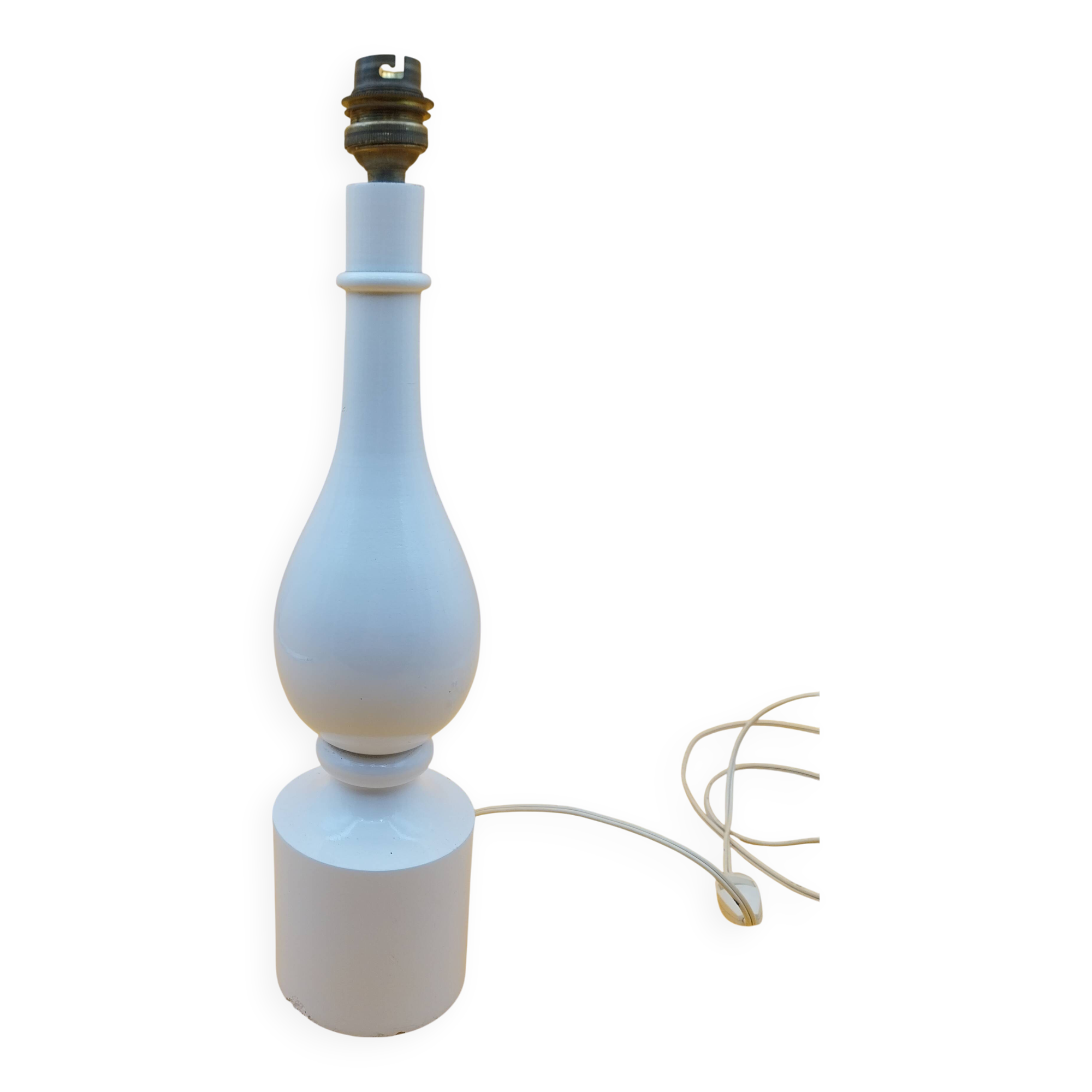 Lampe Philippe Capelle en bois année 70
