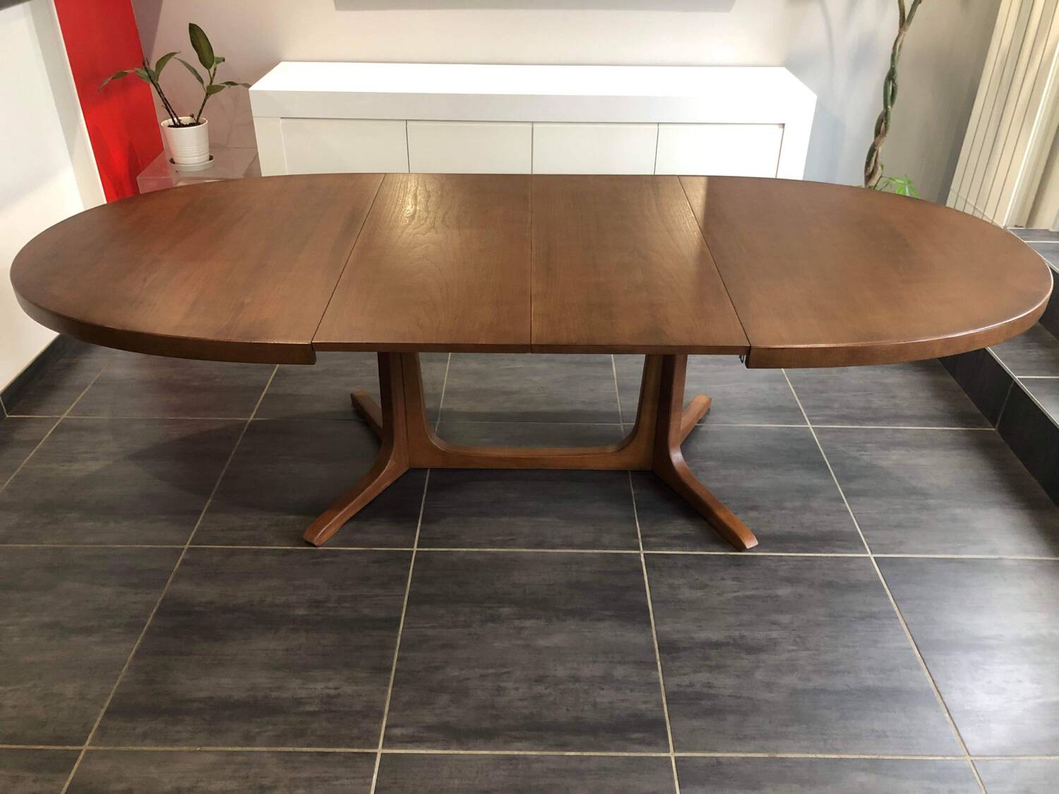 Vintage Baumann extendable table 1970s