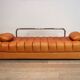 De Sede DS-85 daybed and lounge chair in cognac leather, 1960s