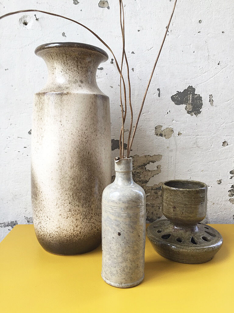 Brown Scheurich vase