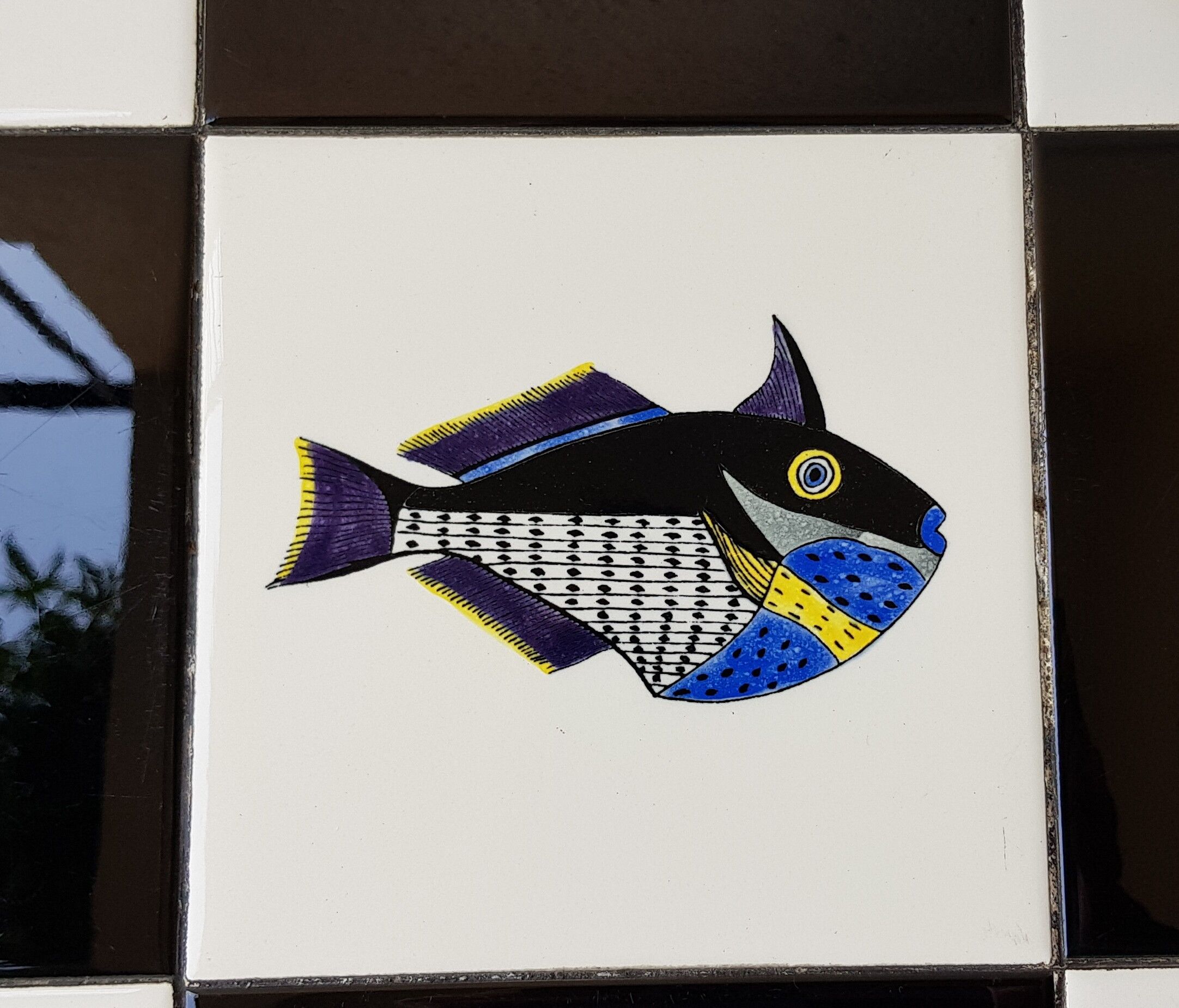 Ceramic coffee table fish 60 's