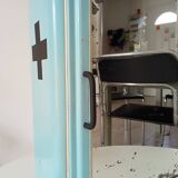 Vintage metal medicine cabinet from the 1950s