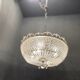 Italian Crystal Beaded Chandelier, 1960s