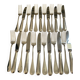 Silver-plated cheese cutlery mossler