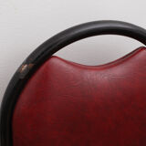 Chaise de bistrot vintage rouge