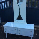 Dressing table mirror triptych 1970 vintage