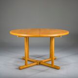 Danish extendable oak dining table by Kurt Østervig for Jason Møbler, 1950s