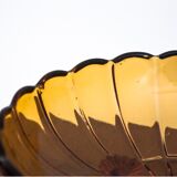 A set of 6 glass platters, Poland, 1970s