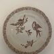 5 Assiettes faïence de Pexonne 19 ème siècle -Décor oiseaux insectes fleurs