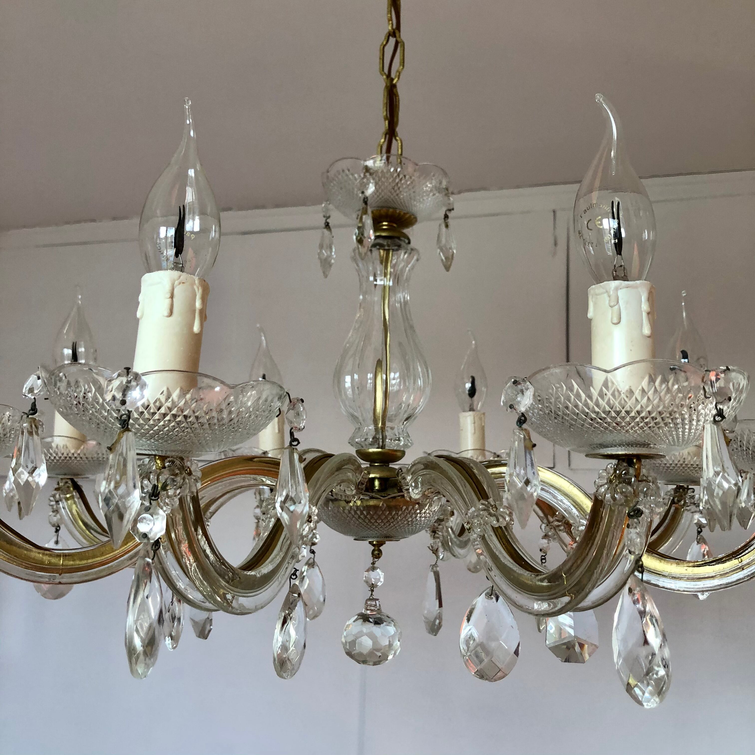 Murano taster chandelier - 8 branches - 50s