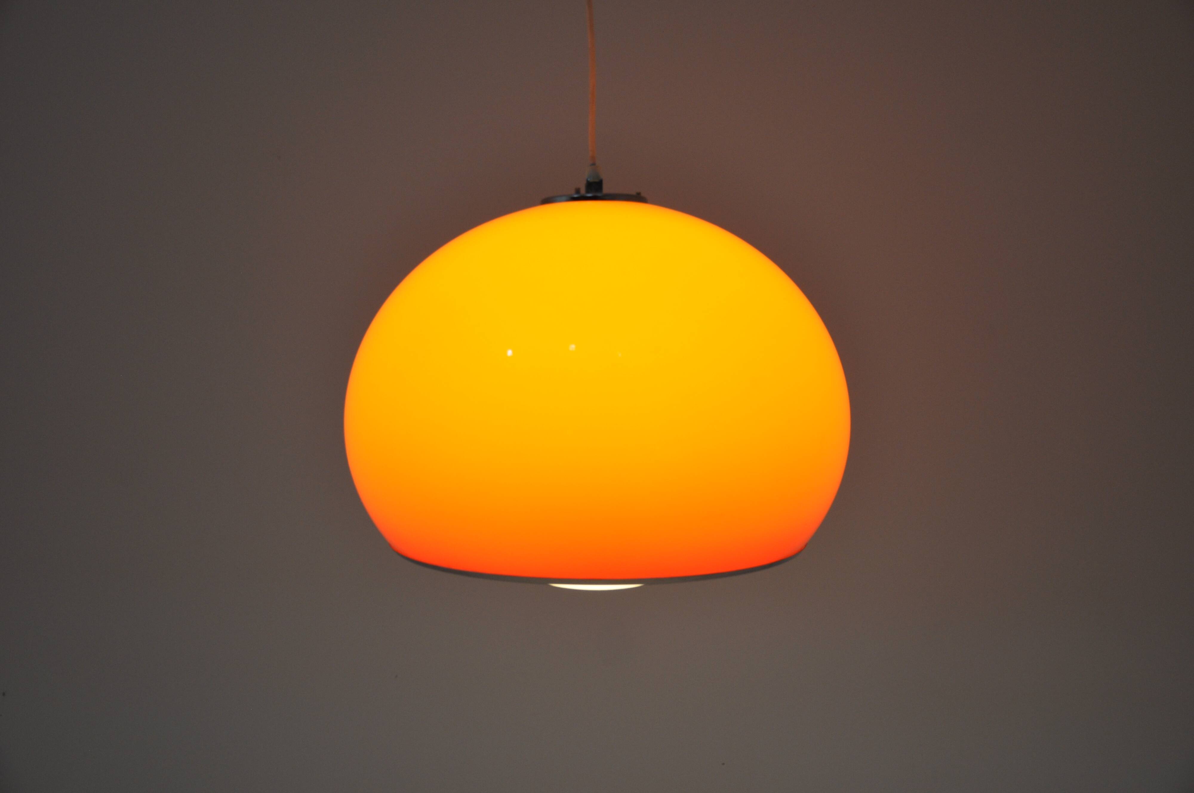 “Bud Grande” pendant light by Harvey Guzzini, 1970s