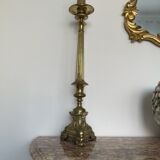 Lamp pique candle gilded bronze 60 cm, nineteenth century.