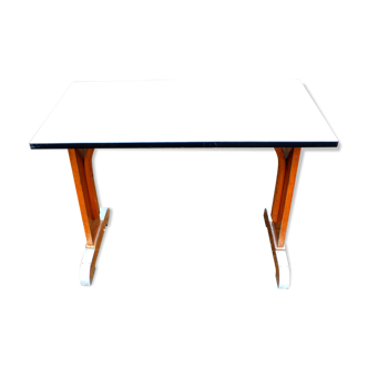 Wooden and formica bistro table