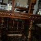 Table extensible Henri II en noyer massif