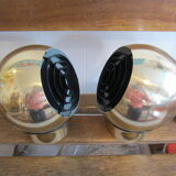 Pair of Scandinavian Hemi Klot 3 wall lights