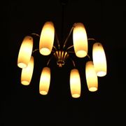 Lampe à Suspension en Laiton des Années 1960 provenant d'Autriche